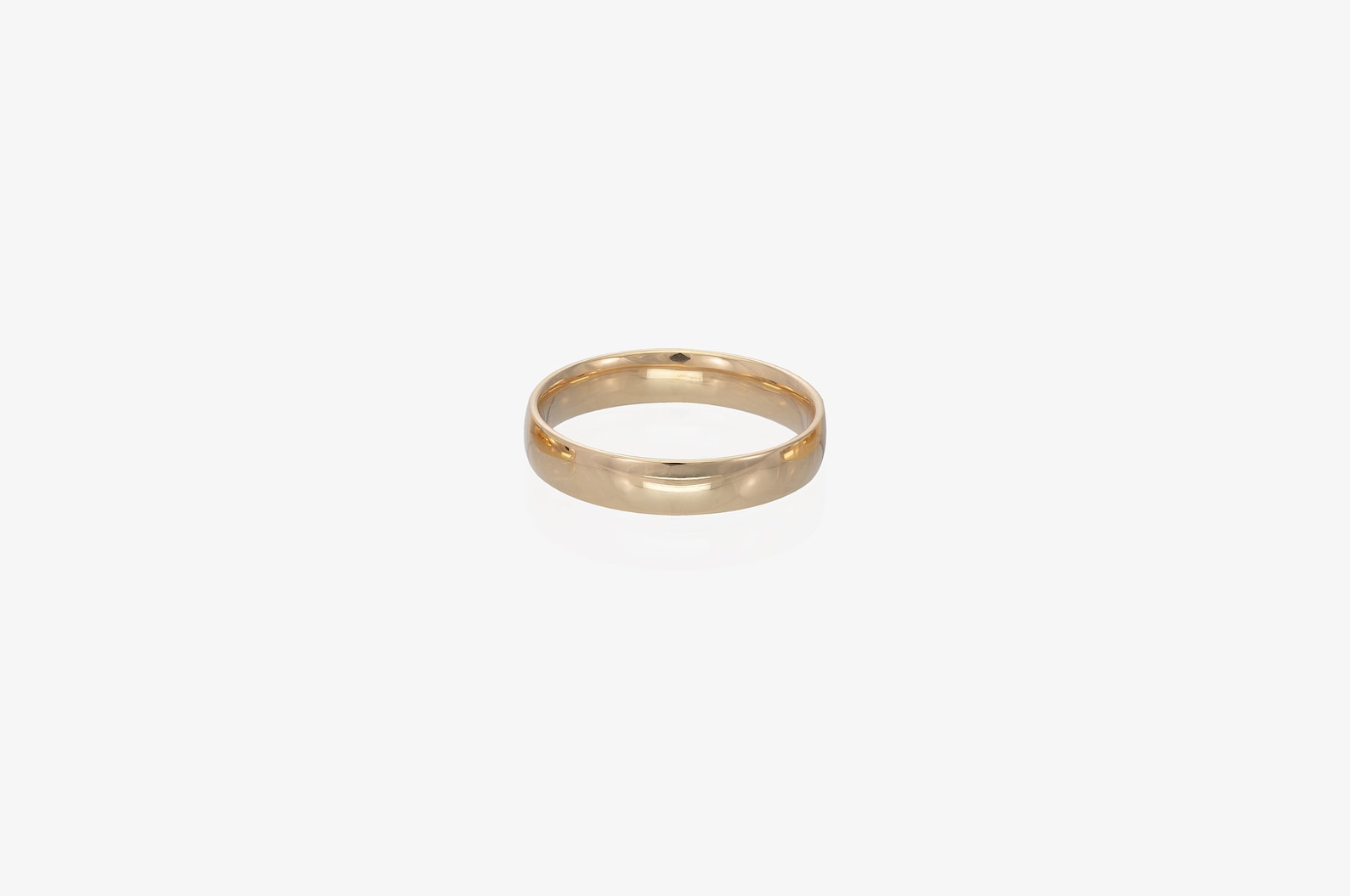 4.3MM Plain Band Wedding Ring, Minimalist Ring, Comfort Fit Plain Wedding Band, Unique Wedding Band for Men